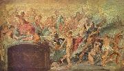 Die Blute Frankreichs unter der Regentschaft Marias von Medici, Skizze Peter Paul Rubens